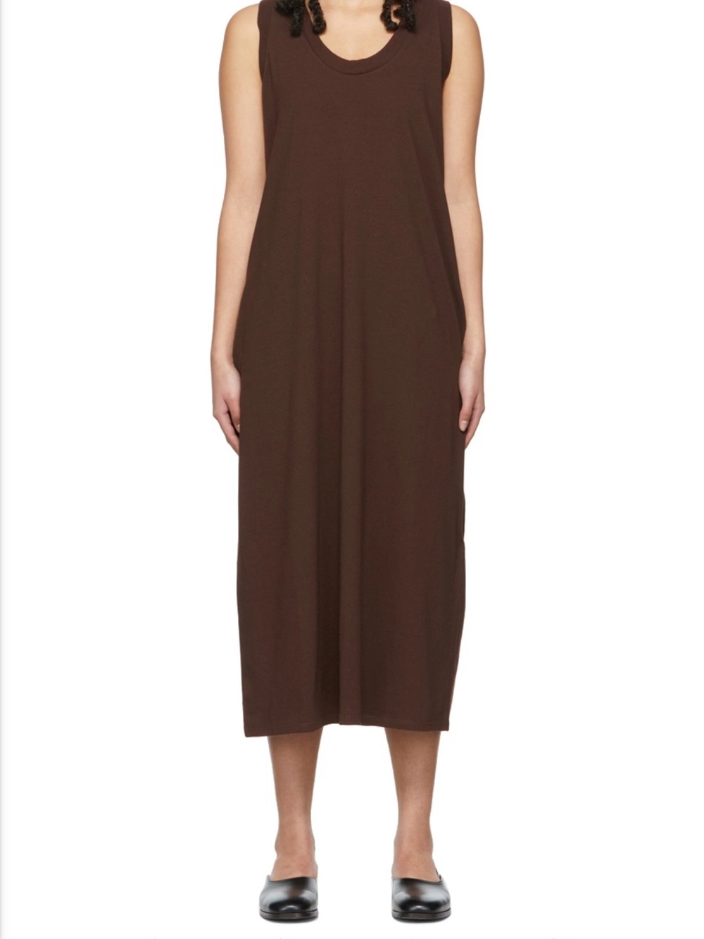 MaxMara Dark Brown Sleeveless Tank Dress